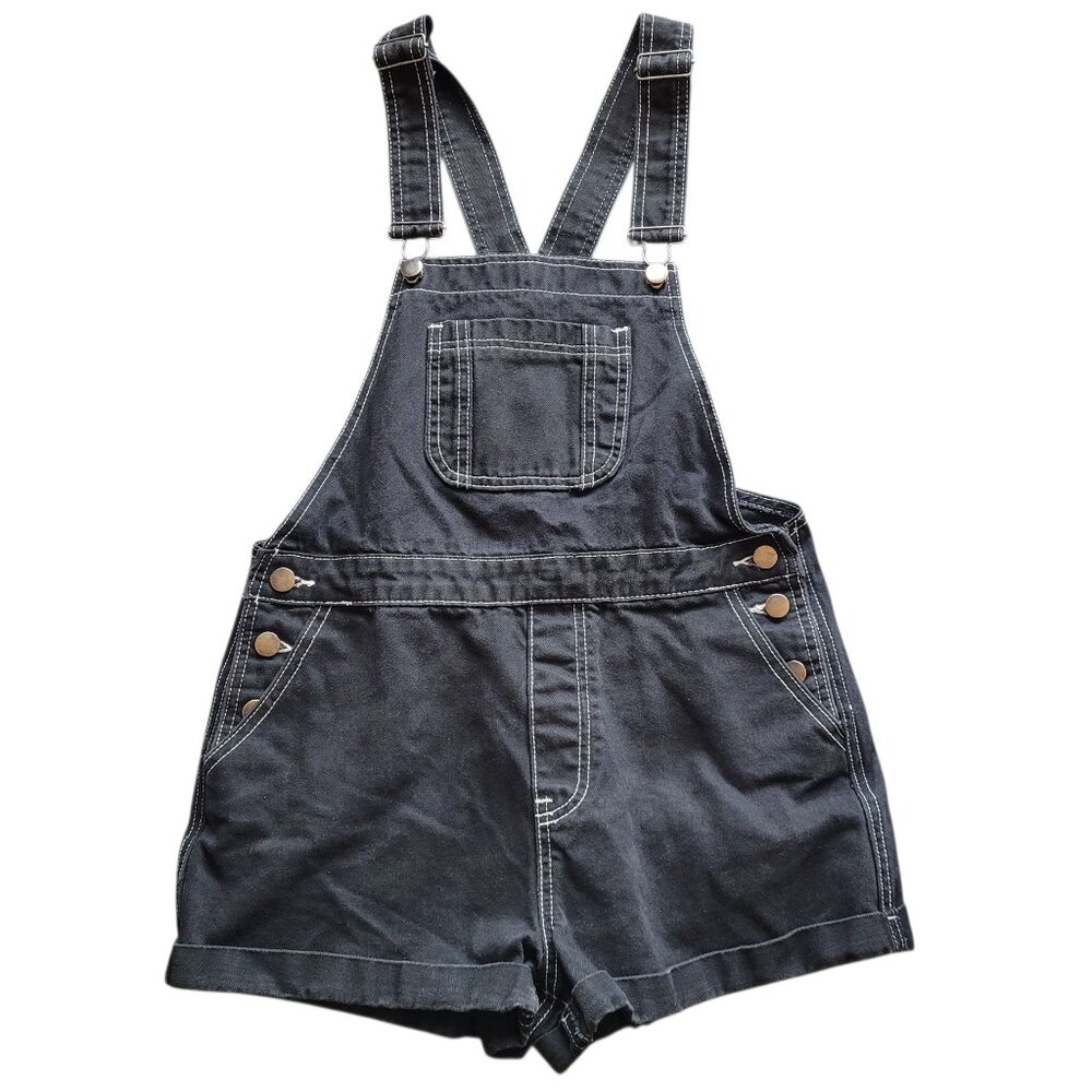 Forever 21 Women's black demin overalls Size 28
